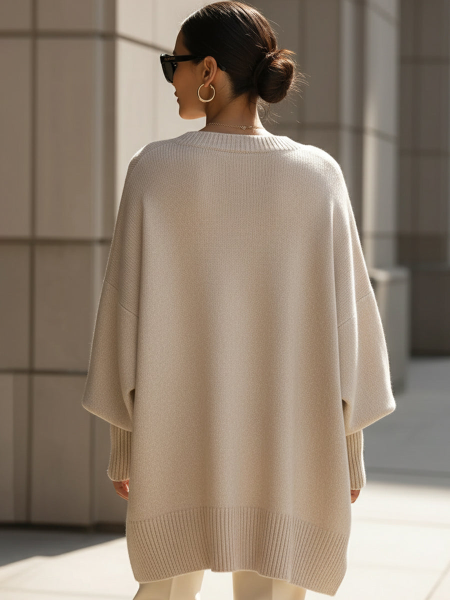Ashlyn - Oversize-Pullover mit Soft-Touch