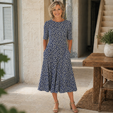 Seren - Softtouch A-Linien-Midikleid