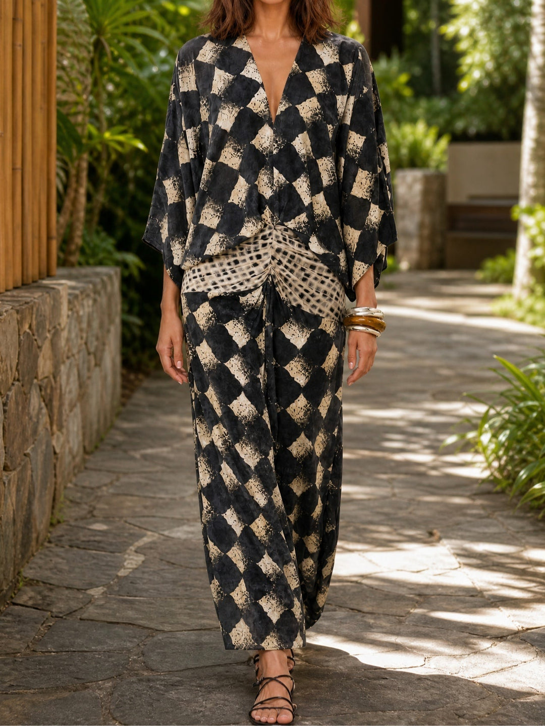 Elysette - Soft-Touch-Maxikleid