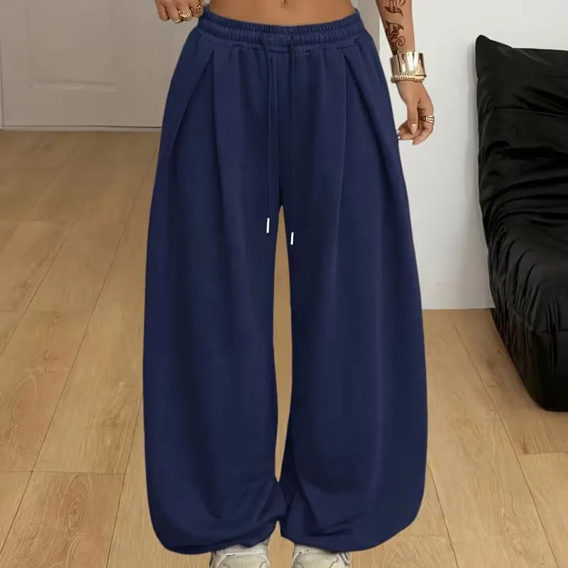 Annis - Weit geschnittene Hose mit Kordelzug