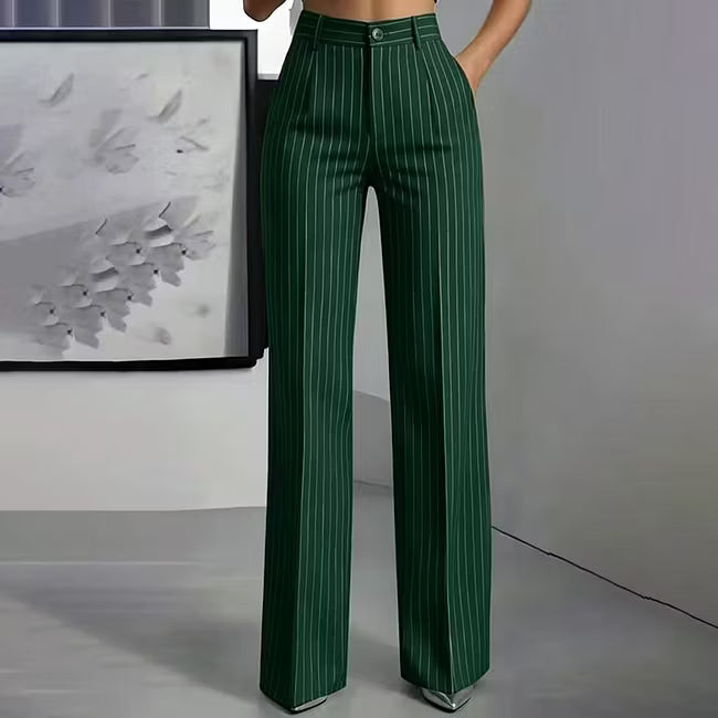 Blyss - elegante gestreifte Wide-Leg-Hose