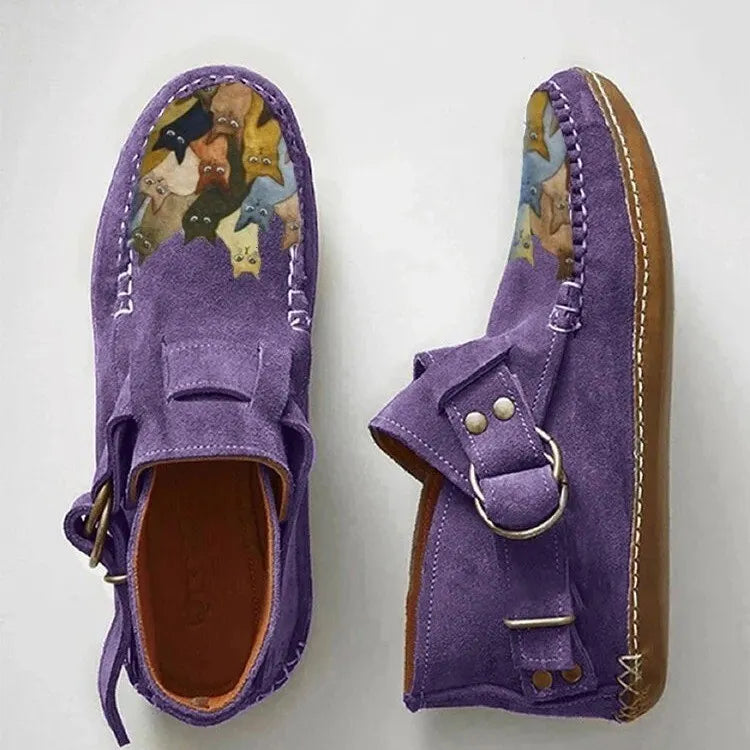Cara - Komfort-Loafer mit Schnallen-Detail