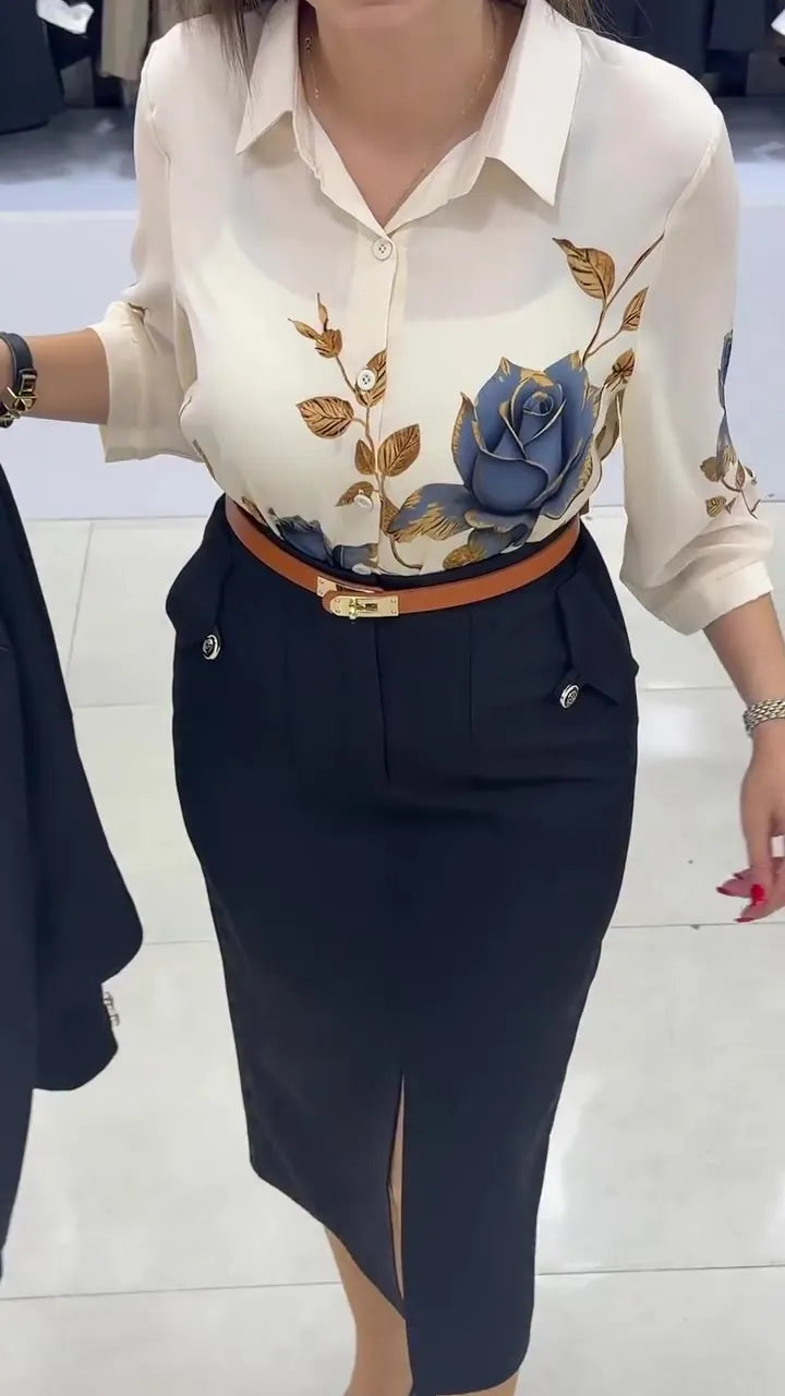 Xavina - Massgeschneiderter Zweiteiler mit Blazer und Rock