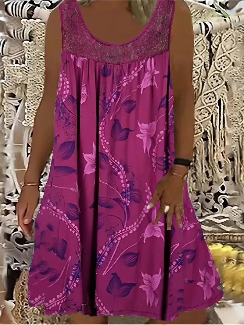 Ariadne - Elegantes Shiftkleid mit floralem Print