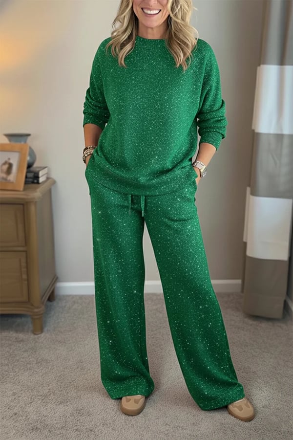 Celia - Jacke und Hose in Schimmer-Optik