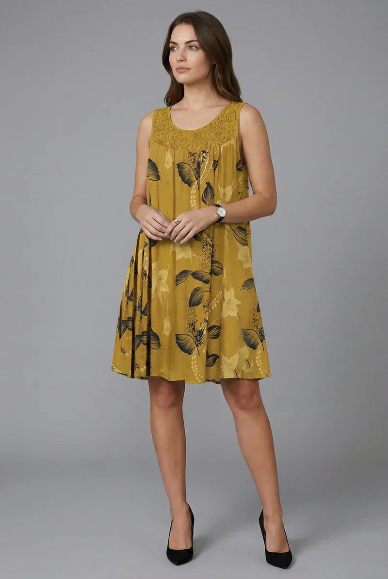 Ariadne - Elegantes Shiftkleid mit floralem Print