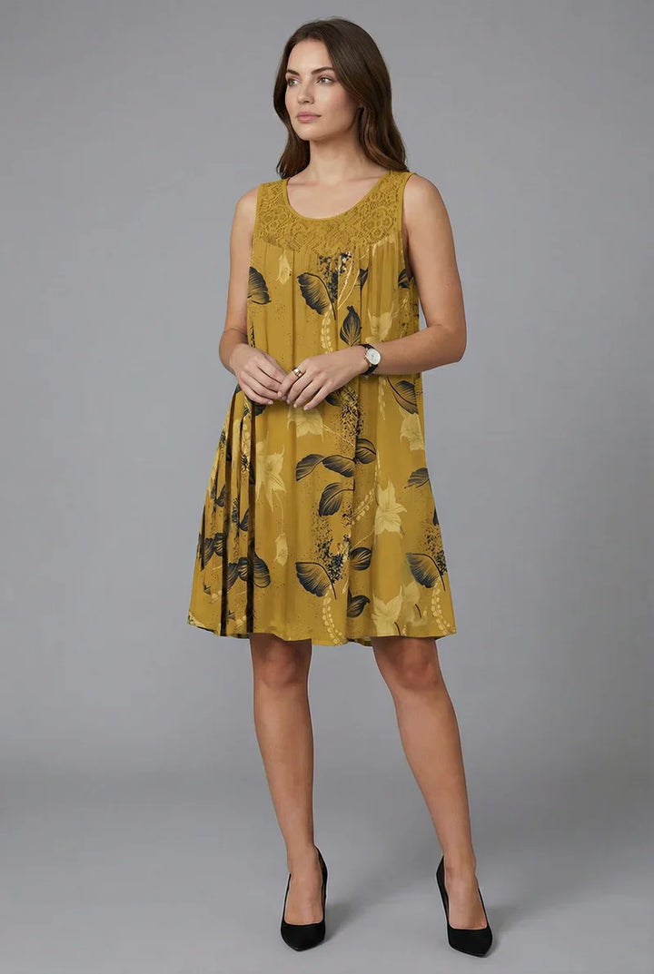 Ariadne - Elegantes Shiftkleid mit floralem Print
