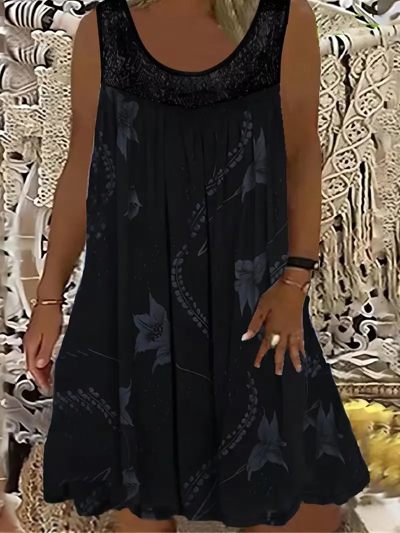 Ariadne - Elegantes Shiftkleid mit floralem Print