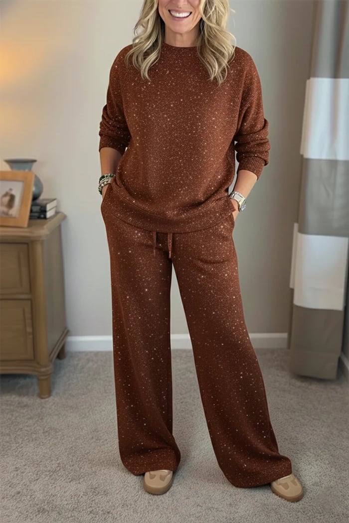 Celia - Jacke und Hose in Schimmer-Optik