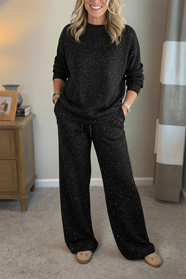 Celia - Jacke und Hose in Schimmer-Optik