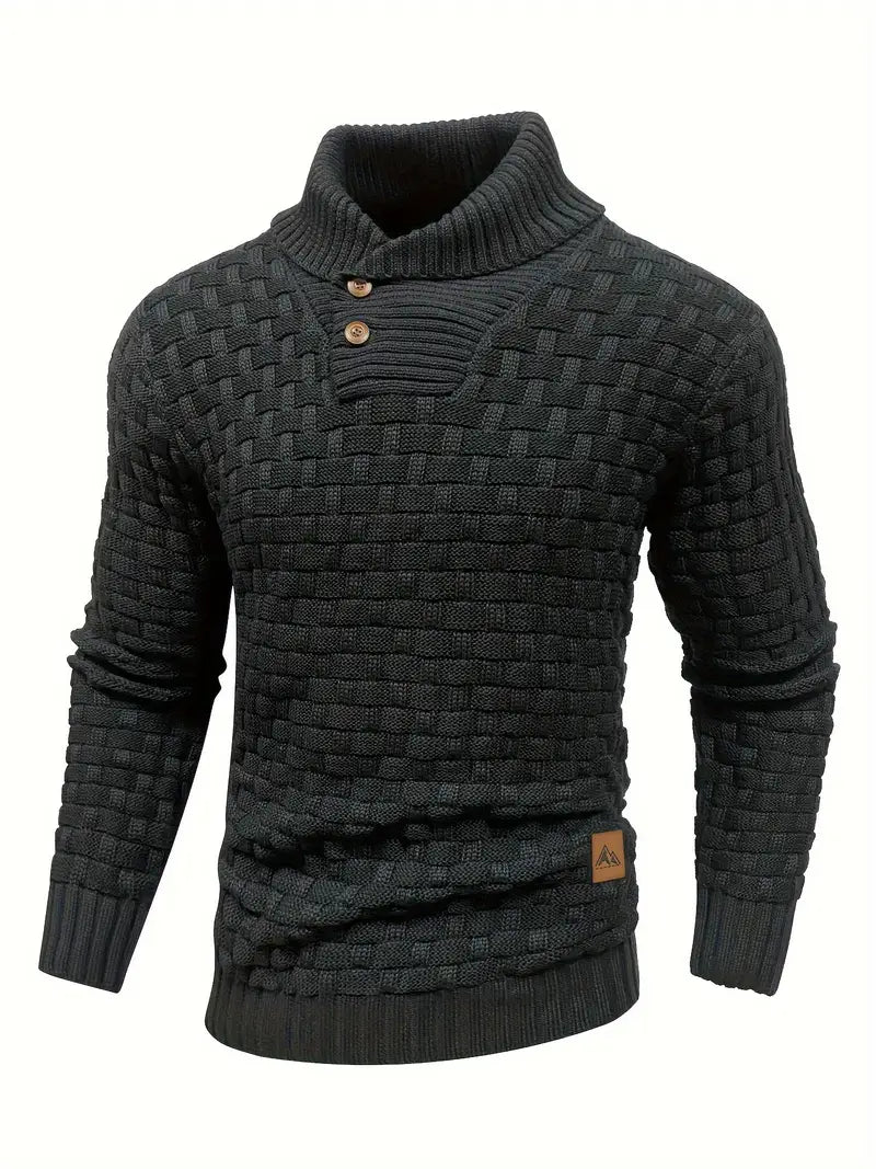Nevan - Strukturierter Strickpullover