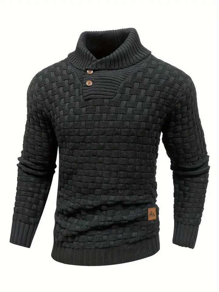 Nevan - Strukturierter Strickpullover