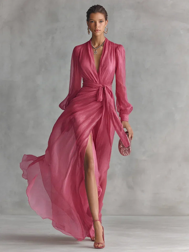 Caelissea - Schimmerndes Maxikleid