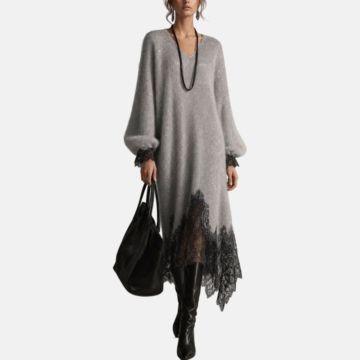 Lirien - Soft-Touch Midikleid