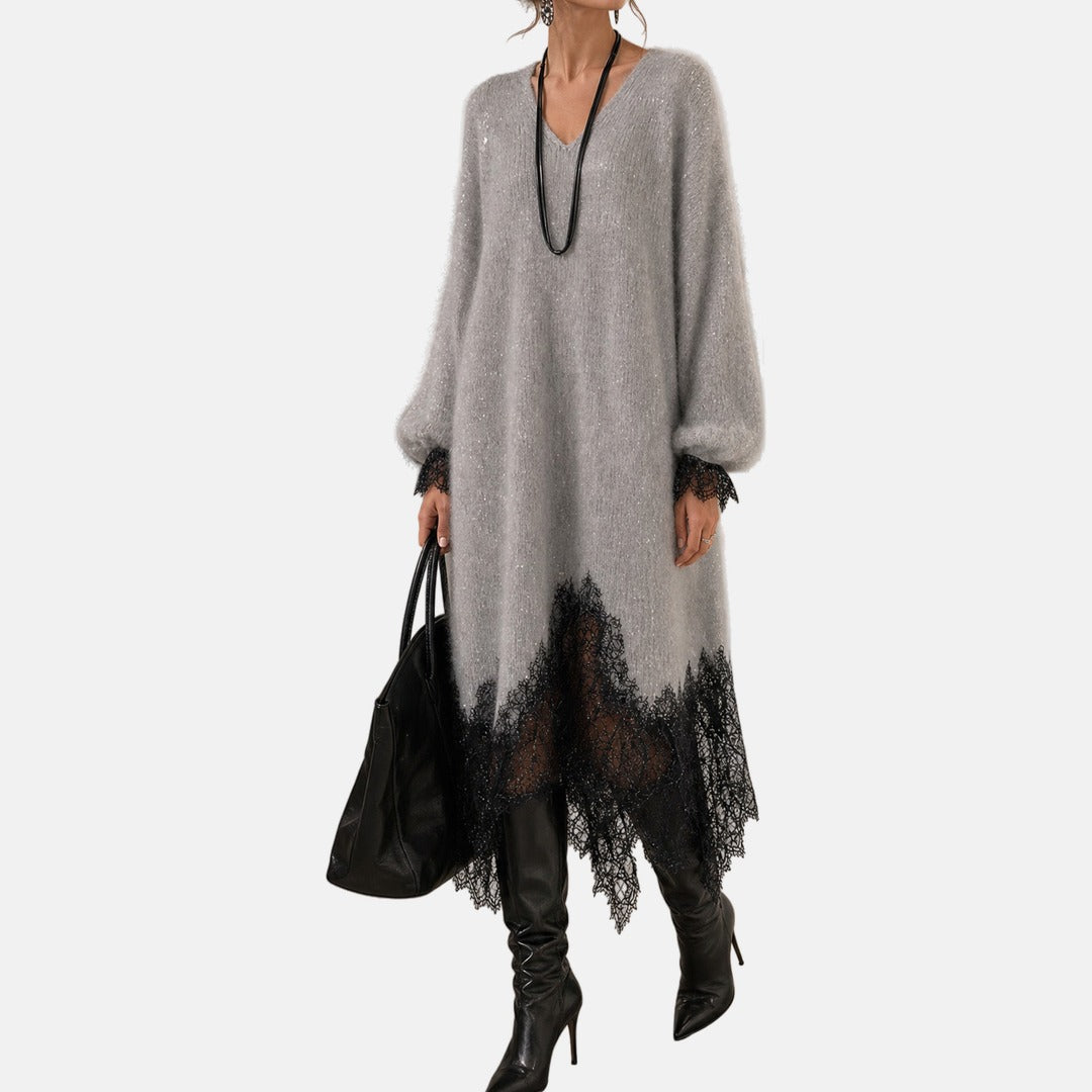 Lirien - Soft-Touch Midikleid
