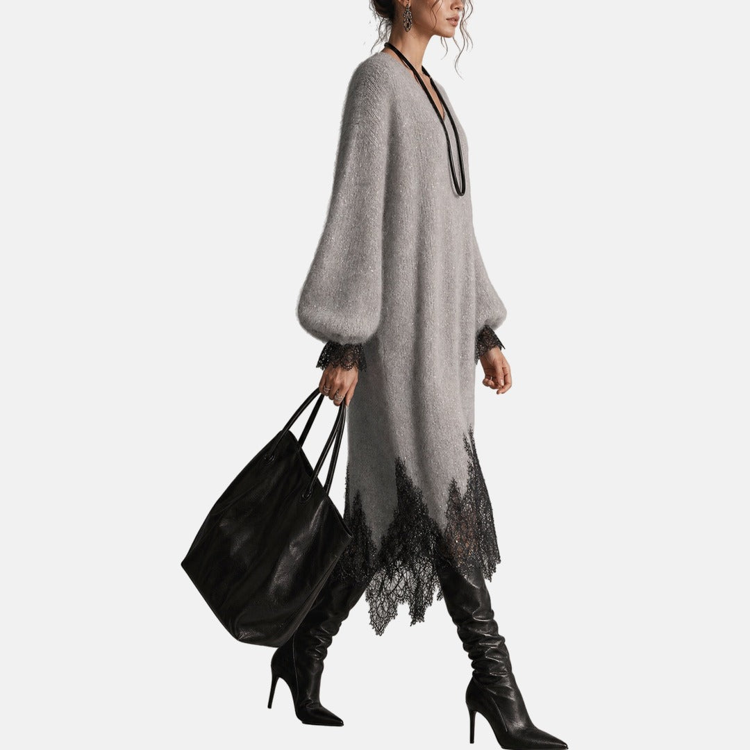 Lirien - Soft-Touch Midikleid