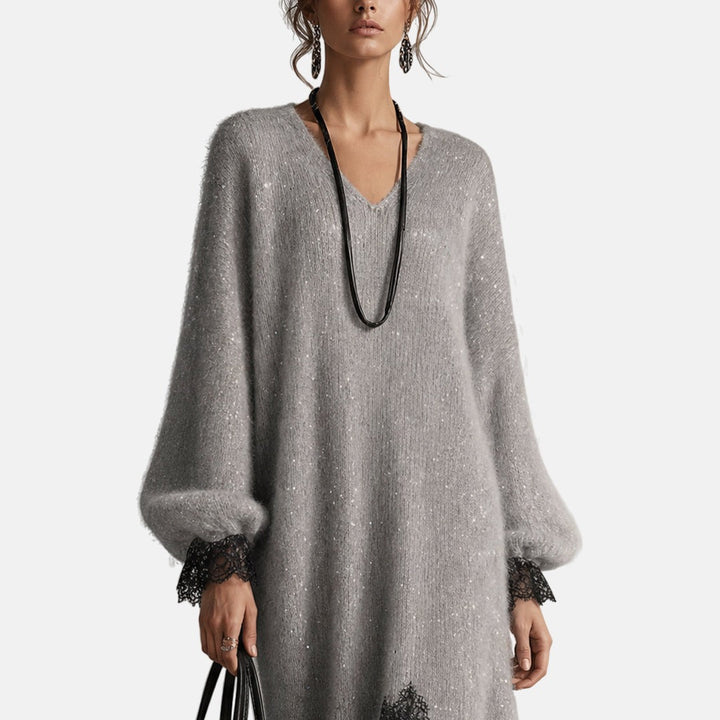 Lirien - Soft-Touch Midikleid
