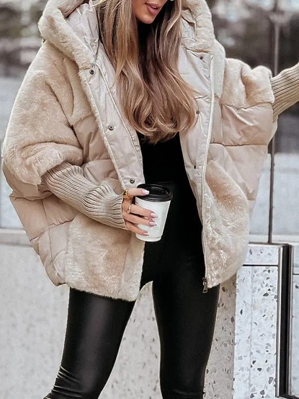 Audra - Isolierende Winterjacke mit Kapuze