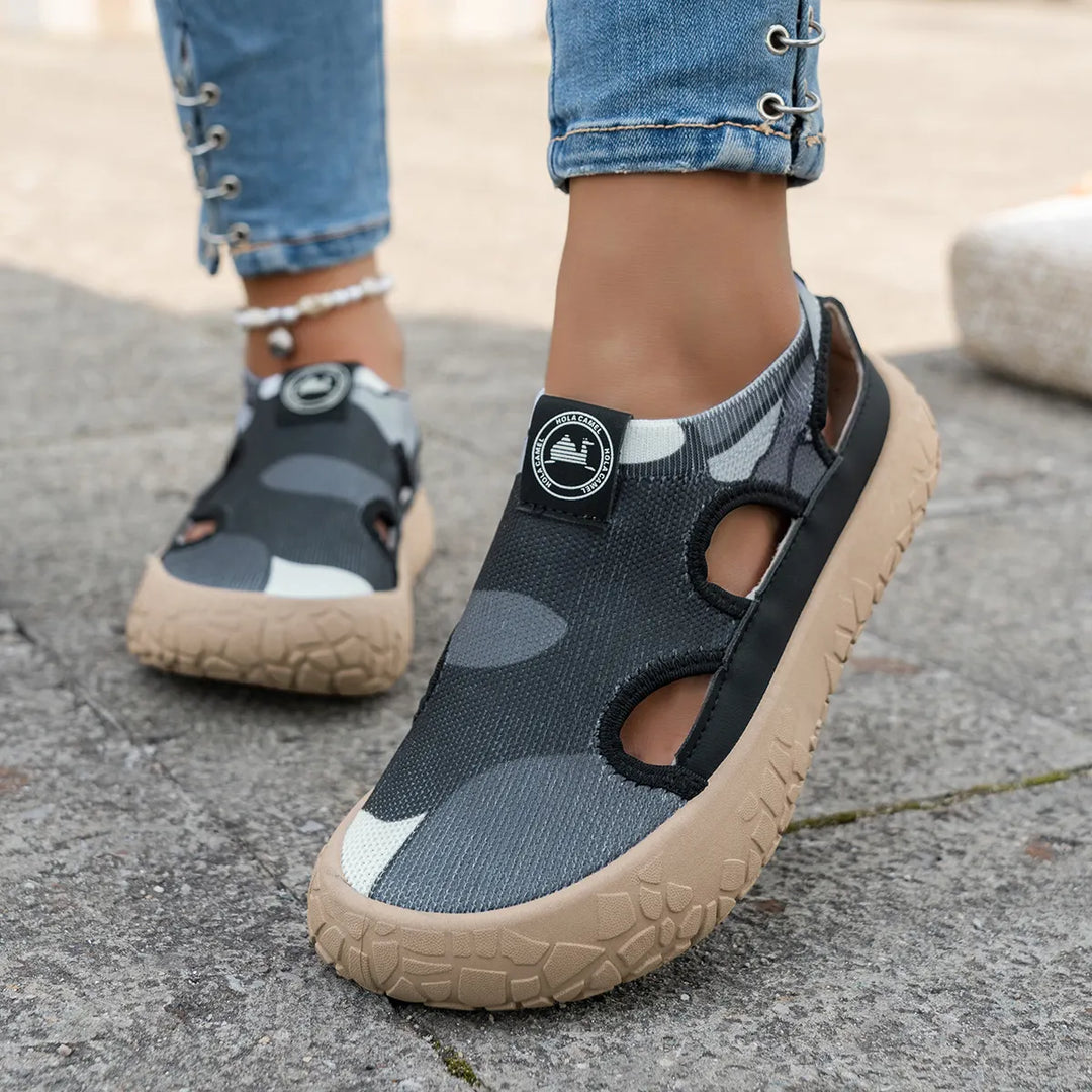 Maelina - orthopädische, gepolsterte Walking-Sneaker