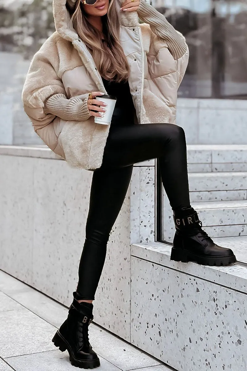 Audra - Isolierende Winterjacke mit Kapuze