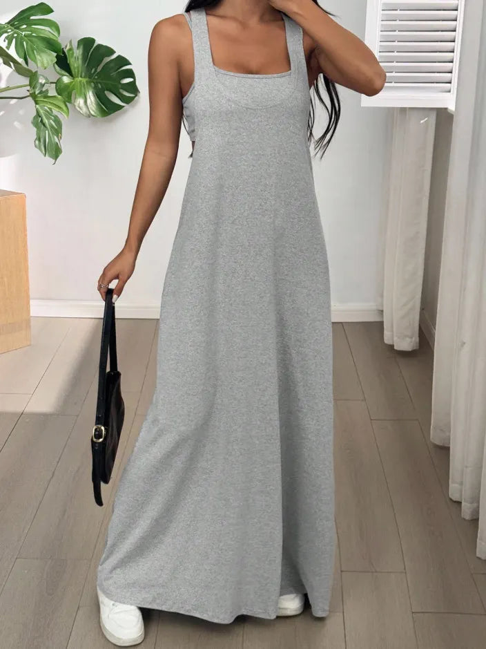 Evania - Mehrlagiges zweiteiliges Maxikleid-Set