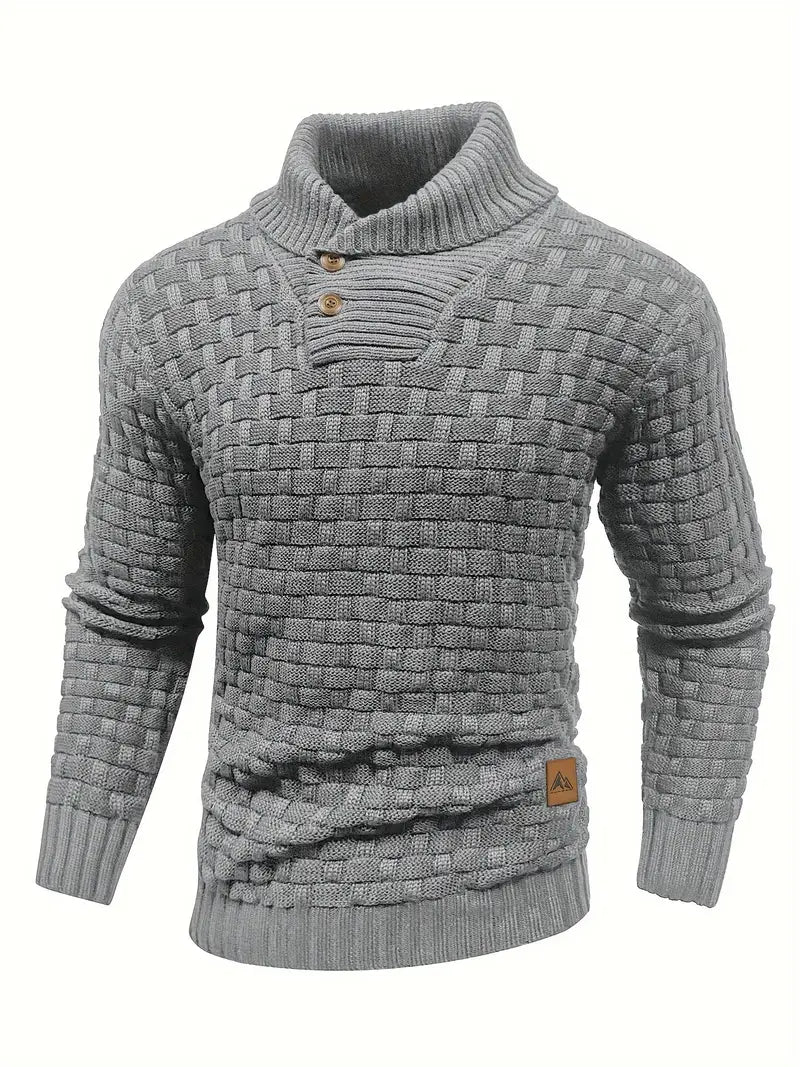 Nevan - Strukturierter Strickpullover