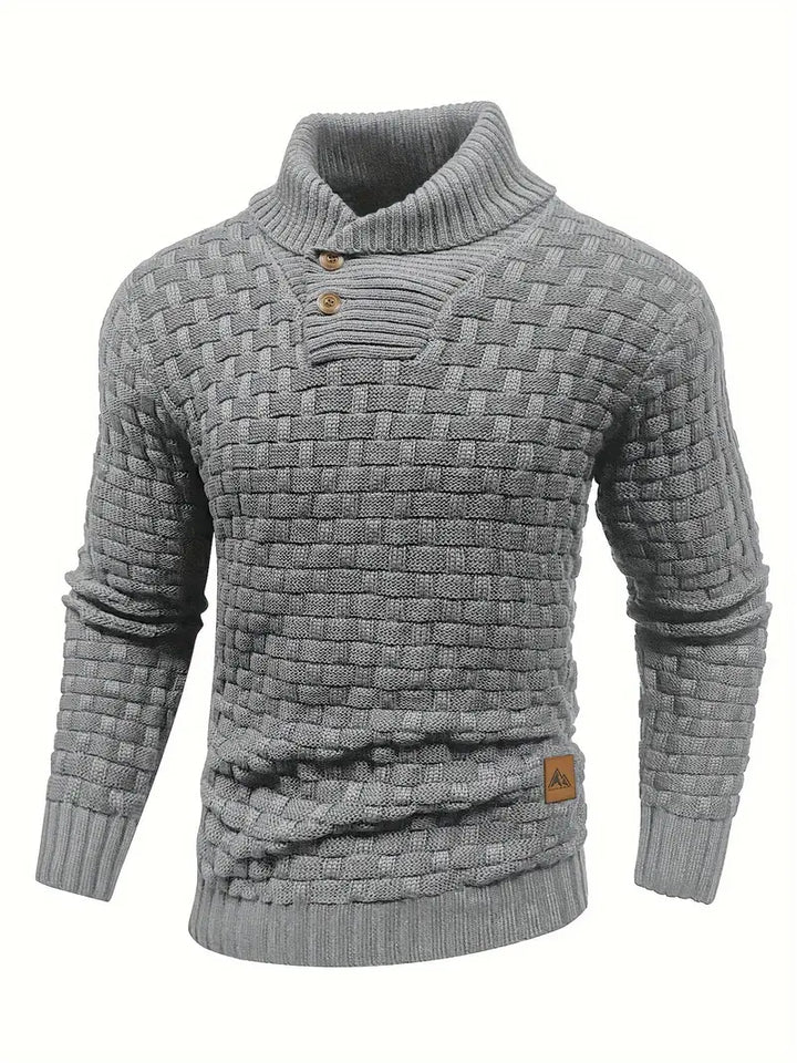 Nevan - Strukturierter Strickpullover
