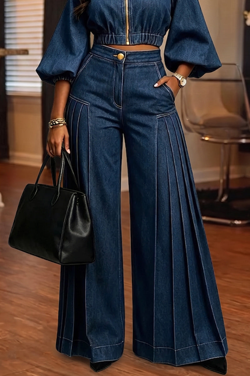 Ailene - Puffärmel Co-Ord-Set