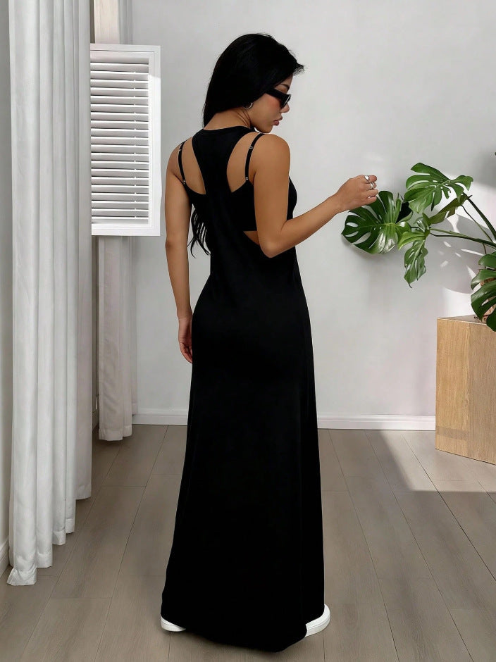 Evania - Mehrlagiges zweiteiliges Maxikleid-Set