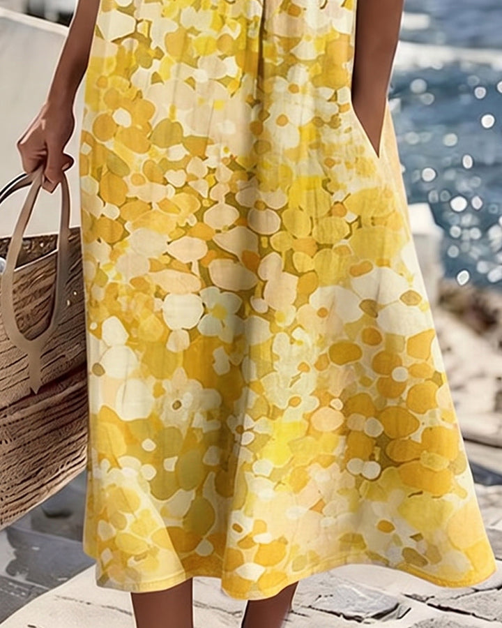 Adria - Soft-Touch A-Linien-Midikleid