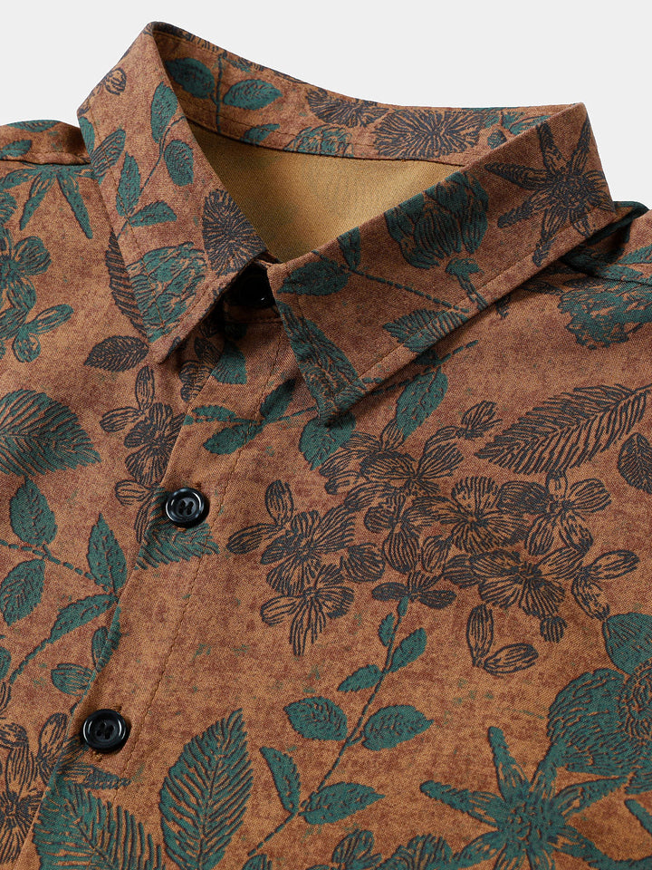 Leoric - Leichtes Kurzarm-Shirt mit Blumenprint