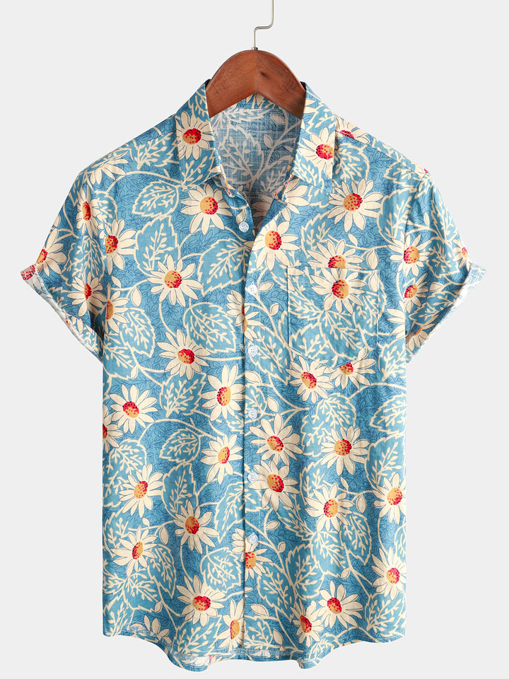 Leoric - Leichtes Kurzarm-Shirt mit Blumenprint