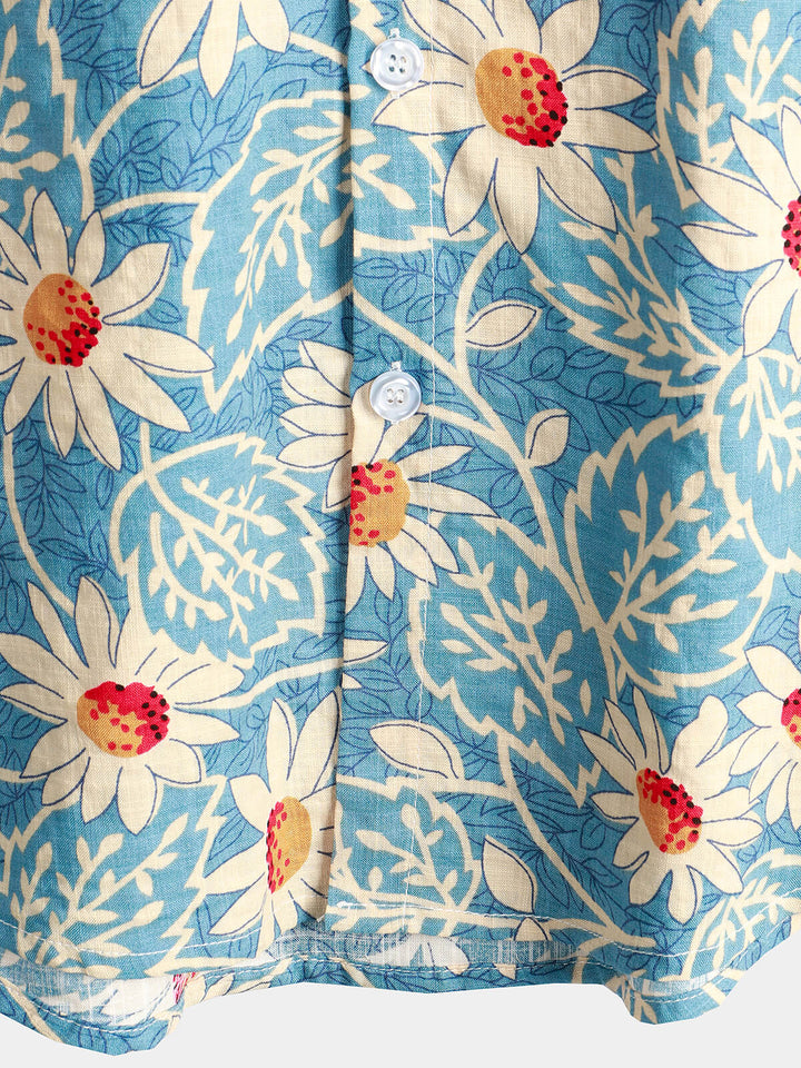 Leoric - Leichtes Kurzarm-Shirt mit Blumenprint