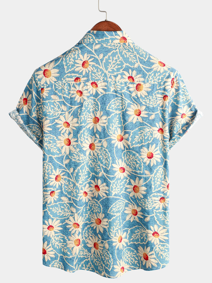 Leoric - Leichtes Kurzarm-Shirt mit Blumenprint