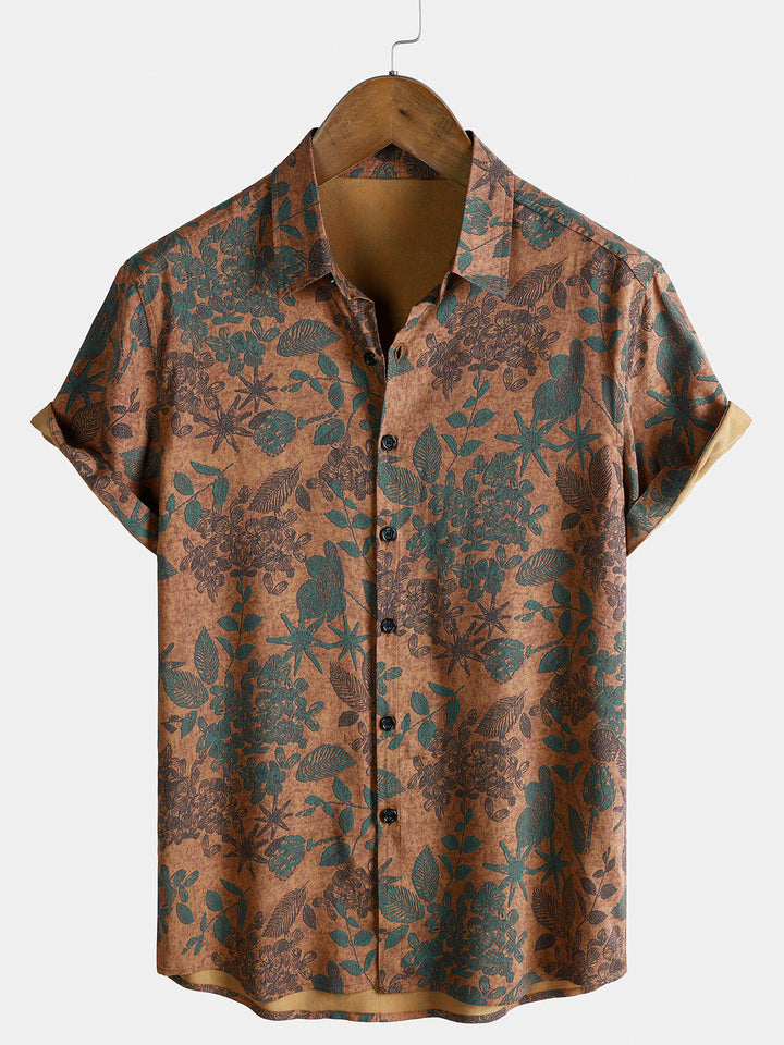 Leoric - Leichtes Kurzarm-Shirt mit Blumenprint