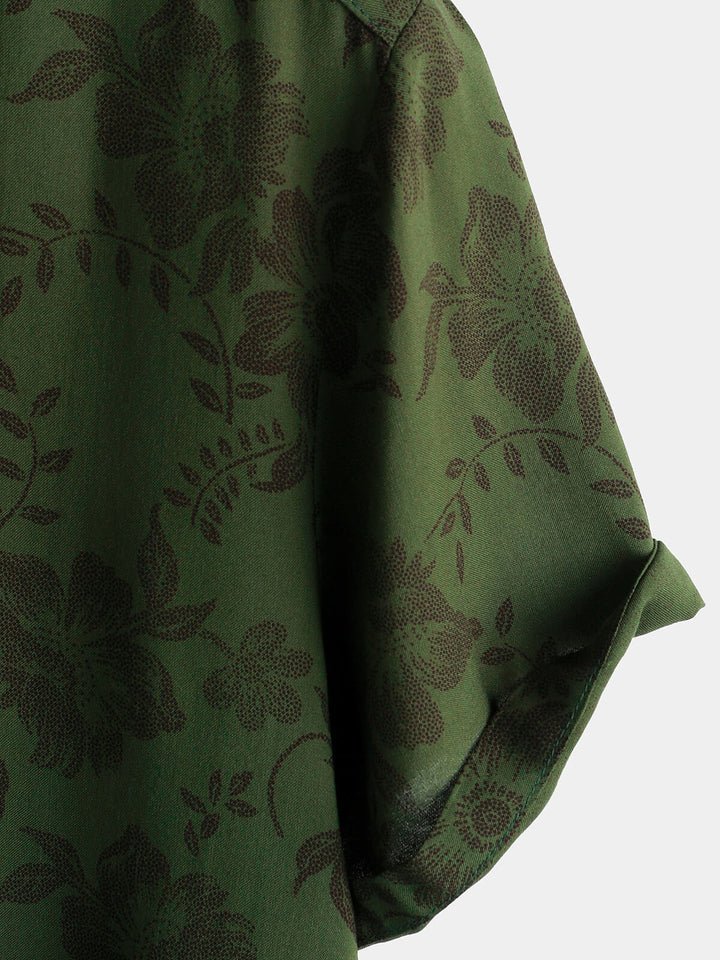 Leoric - Leichtes Kurzarm-Shirt mit Blumenprint