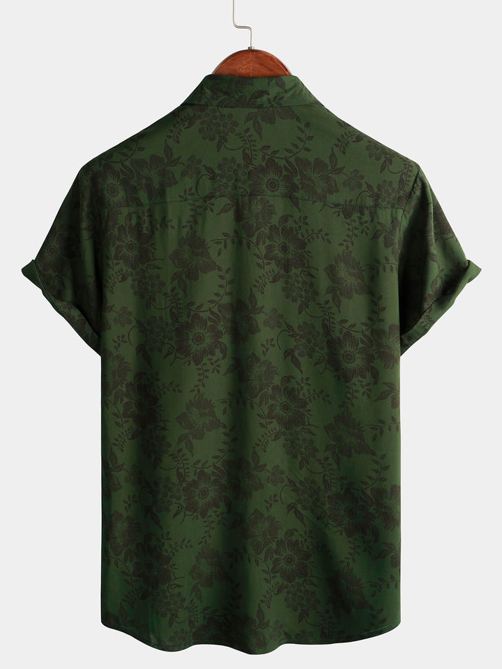 Leoric - Leichtes Kurzarm-Shirt mit Blumenprint