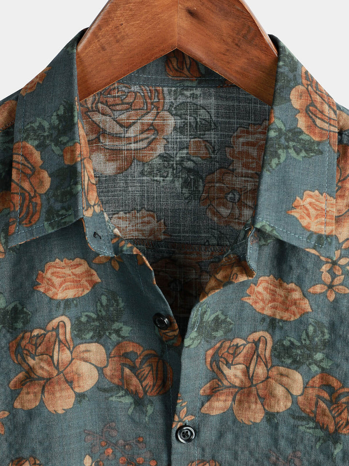 Leoric - Leichtes Kurzarm-Shirt mit Blumenprint