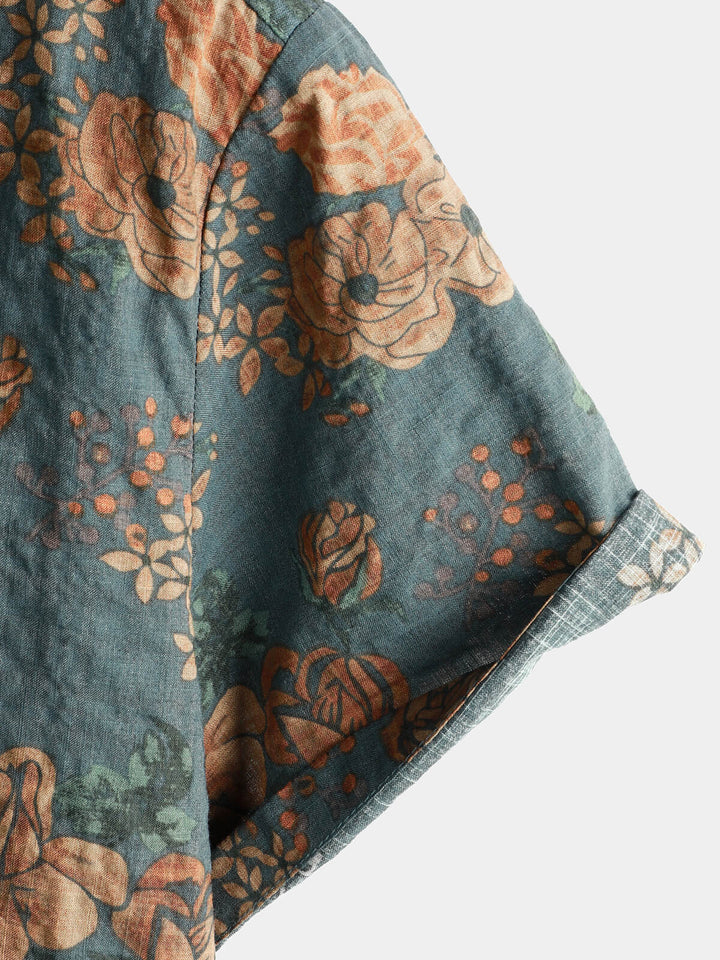 Leoric - Leichtes Kurzarm-Shirt mit Blumenprint