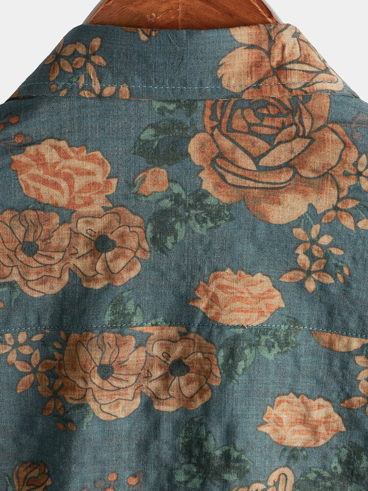 Leoric - Leichtes Kurzarm-Shirt mit Blumenprint