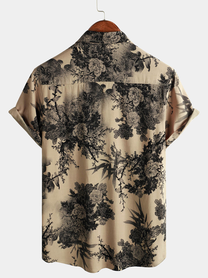 Leoric - Leichtes Kurzarm-Shirt mit Blumenprint