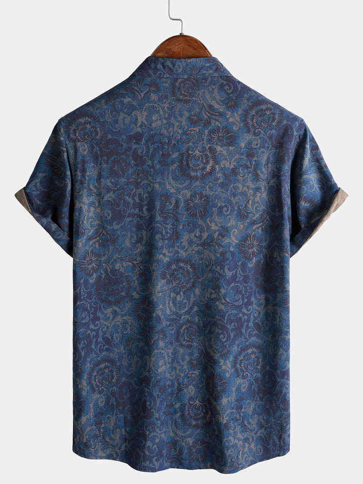 Leoric - Leichtes Kurzarm-Shirt mit Blumenprint