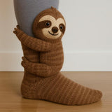 Chiara - Gestrickte Socken mit Tiermotiv