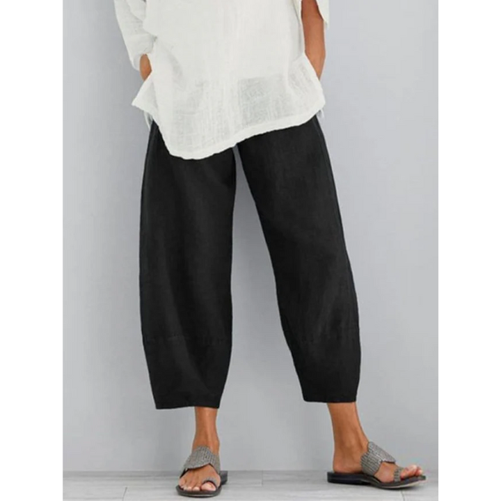 Perle - Luftige Leinenhose