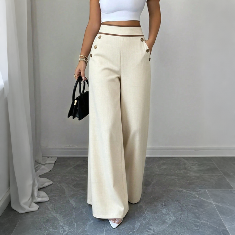 Oriessa - Hoch taillierte Matrosenhose