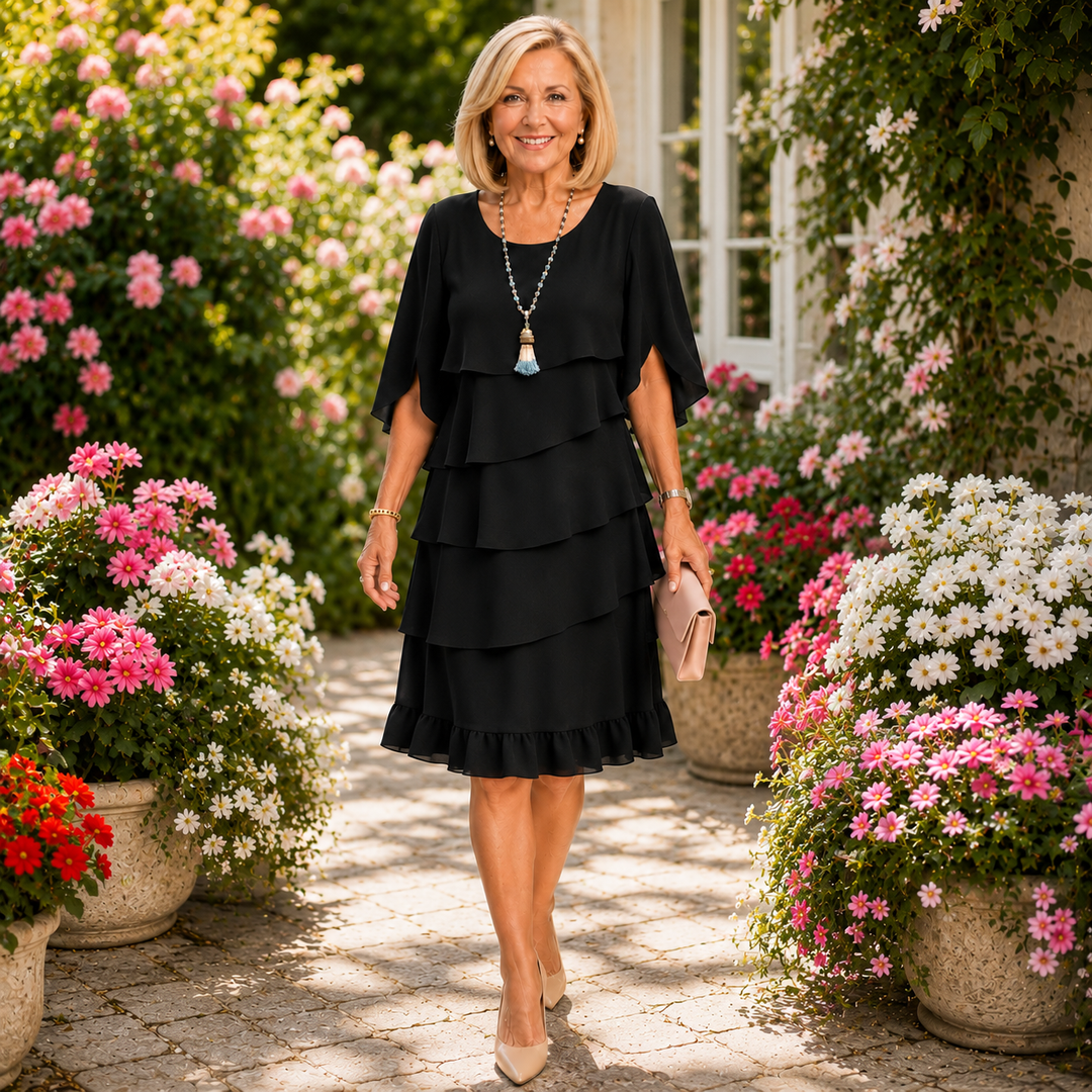 Aislinne - Stufenkleid mit weichem Griff