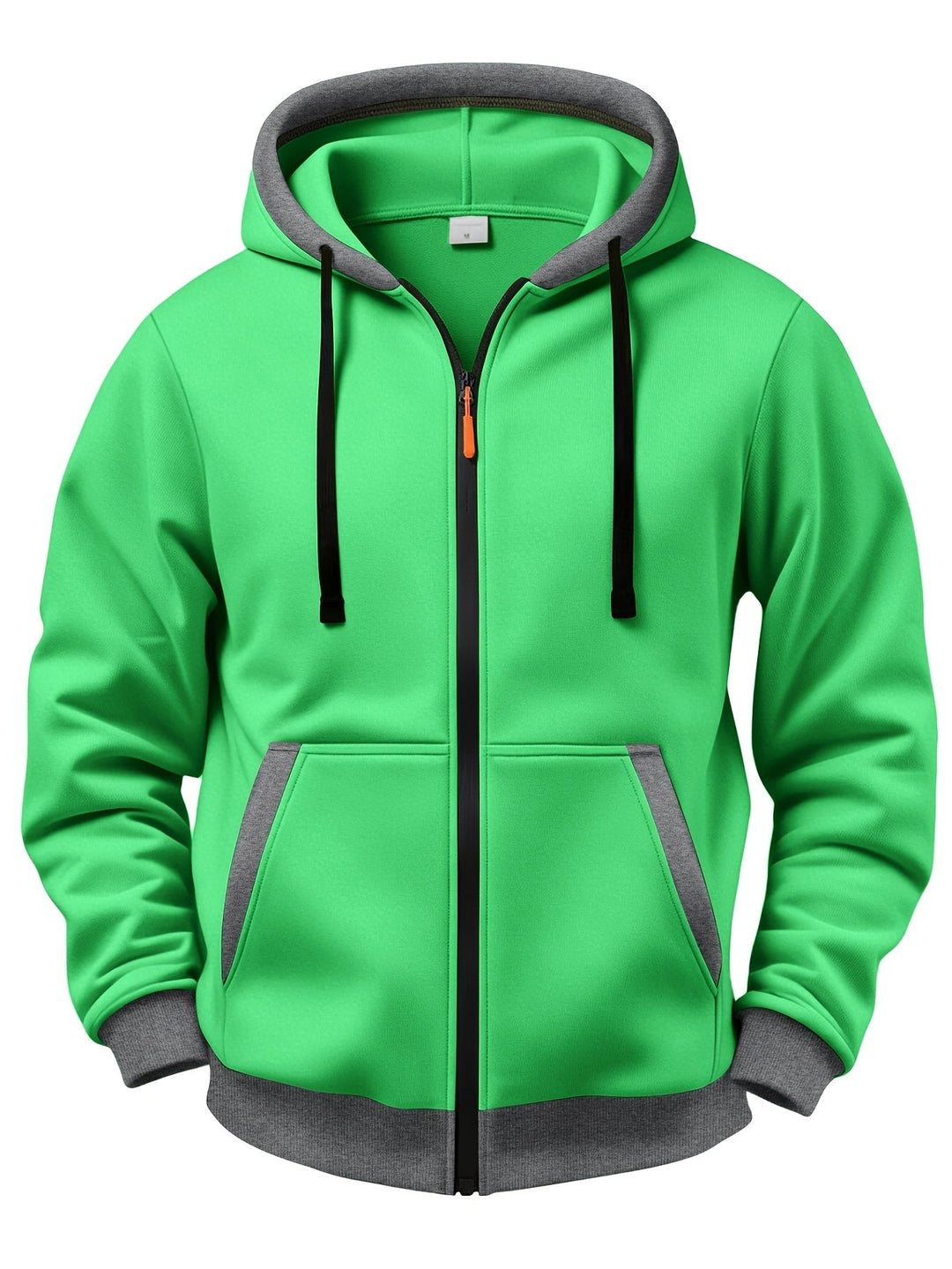 Brenner - Softtouch-Kapuzenjacke mit Reissverschluss