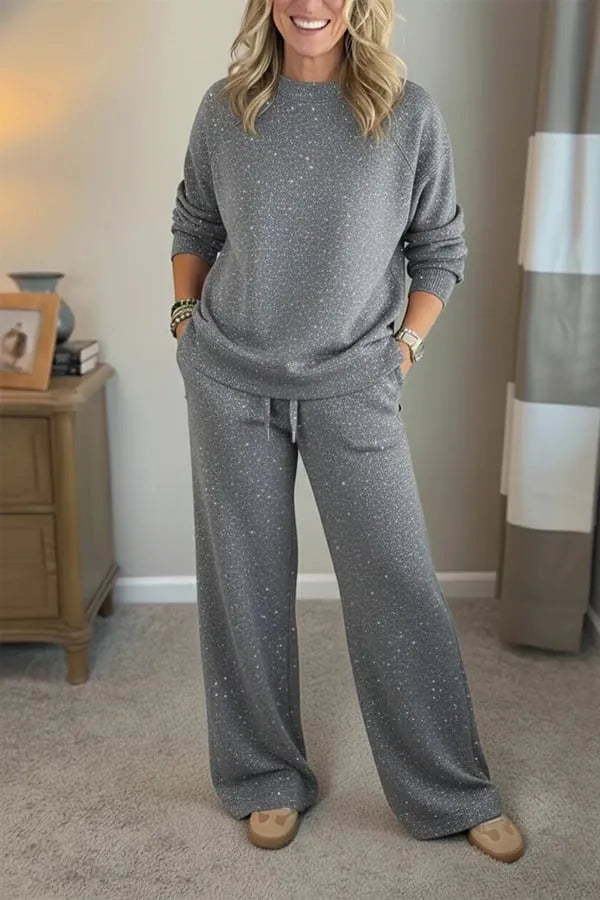 Celia - Jacke und Hose in Schimmer-Optik
