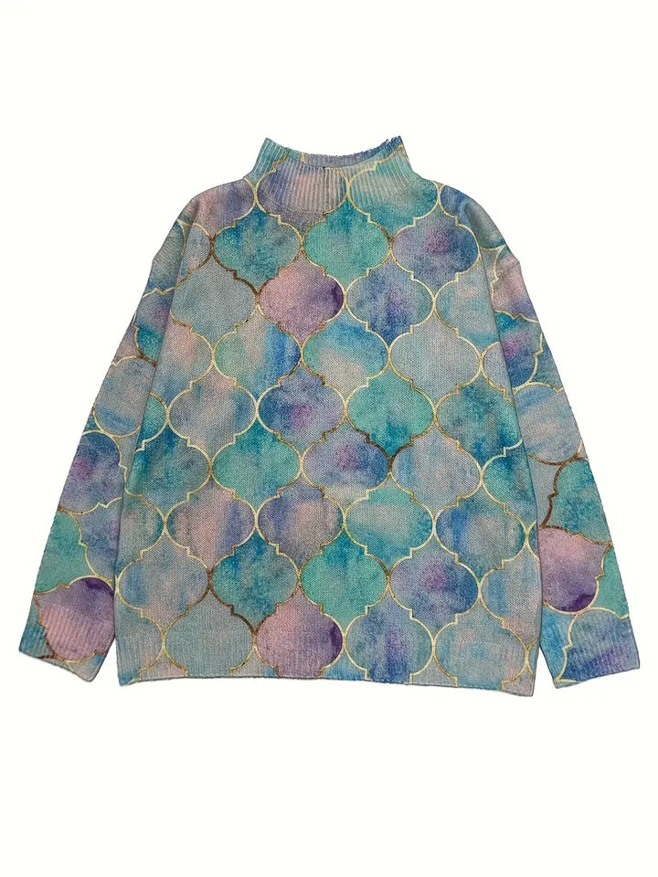 Esmée - Stehkragen-Pullover mit Soft-Touch