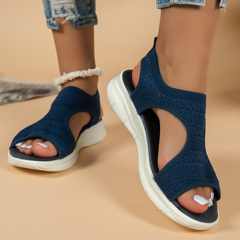 Rory - Gepolsterte Sandalen mit offener Zehenpartie